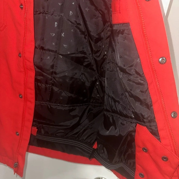 Quicksilver Boys M(12) Winter Jacket Red w detachable hood NWT - Picture 8 of 11